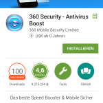 360 Security im Google Play Store